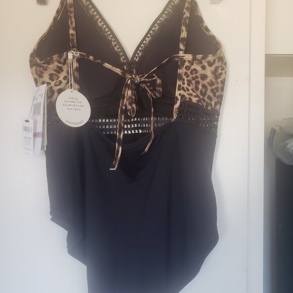 Leopard Contours by Coco Reef Size 14 Bra 38  C and D - Picture 2 of 5